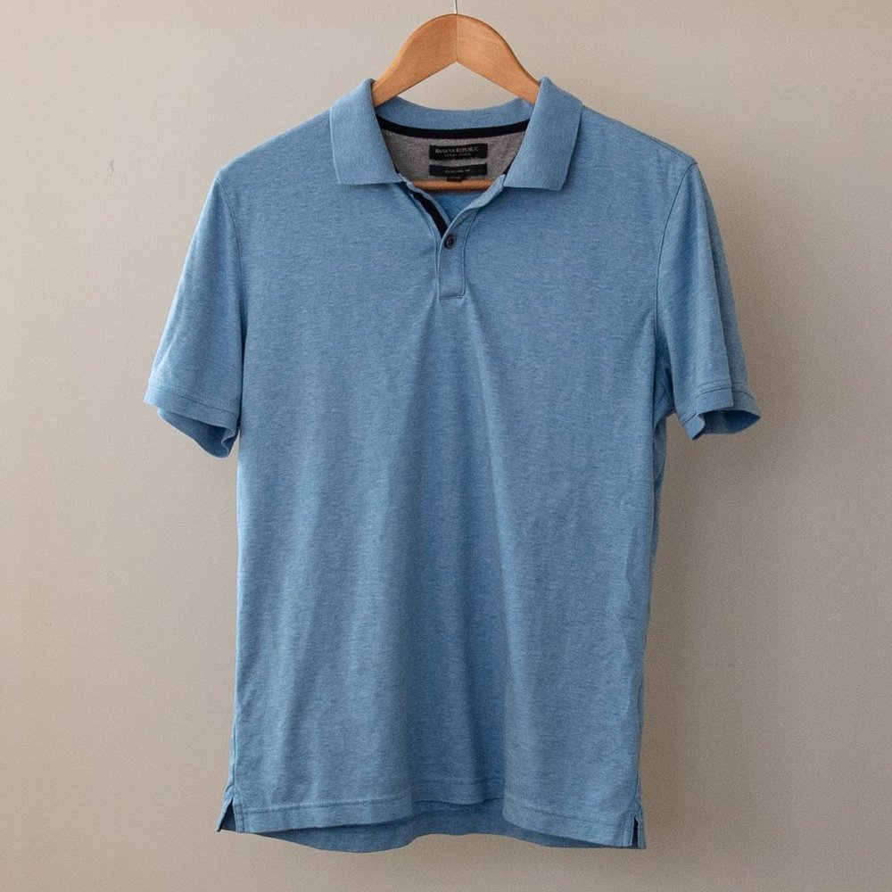 Mens Banana Republic Luxury Touch Polo - Medium